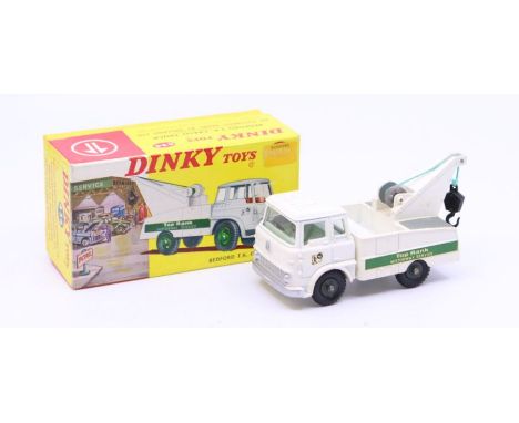 Dinky: A boxed Dinky Toys, Bedford T.K. Crash Truck, Reference No. 434, white body, 'Top Rank Motorway Service' decals. Origi