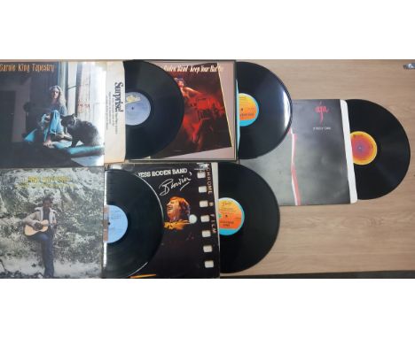 A Collection Of Classic Vintage Original Vinyl's LPs To Include: Aj'a By Steely Dan, ABCL 5225 [Good Condition]Crying Laughin