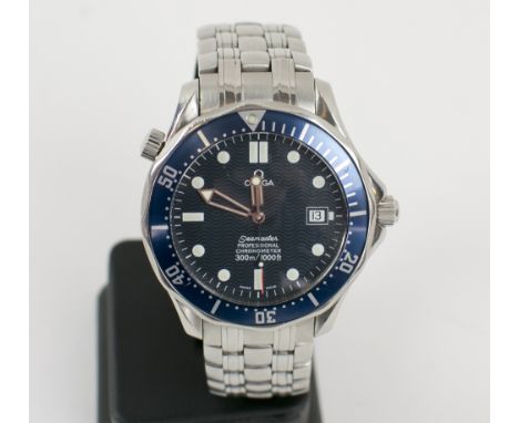 OMEGA SEAMASTER 'PROFESSIONAL CHRONOMETER', day/date, stainless steel case and articulated strap.