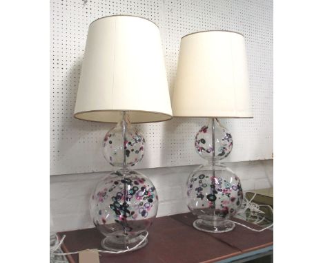 LYSANDER TABLE LAMPS BY WILLIAM YEOWARD, a pair, with white shades, (RRP £1350, each, not including shades), authenticated by