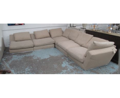 MARCEL CORNER SOFA, by Antonio Citterio for Maxalto, with B & B Italia, 347cm x 316cm x 90cm approx. (can retail in excess of