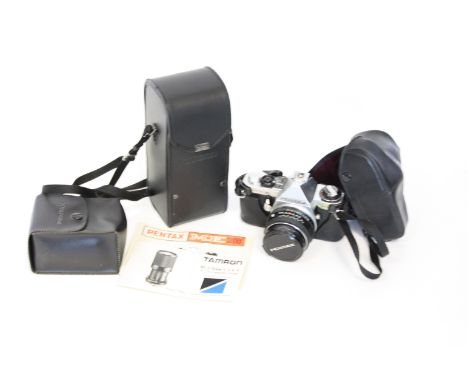 A Pentax ME Super Camera, with small quantity of accessories (a lot)