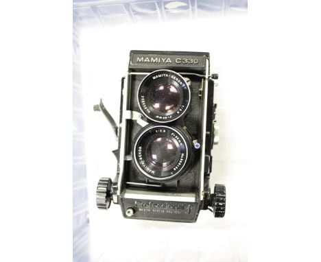 A Mamiya C330 TLR Camera, with Sekor f/2.8 80mm lens