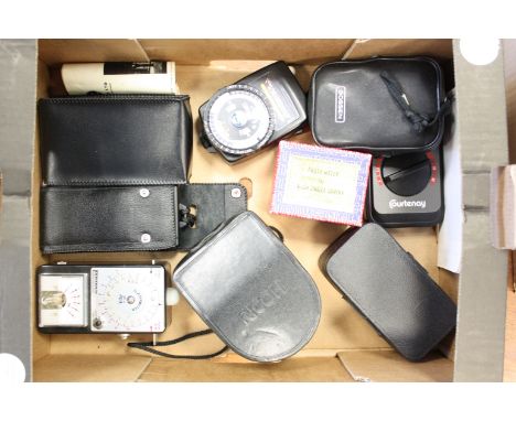 Various Light Meters: quantity of various light meters including examples from Gossen, Courtenay and more (a lot)