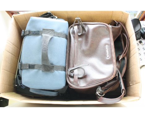 Camera cases: quantity of camera outfit cases, soft and metal (a lot)
