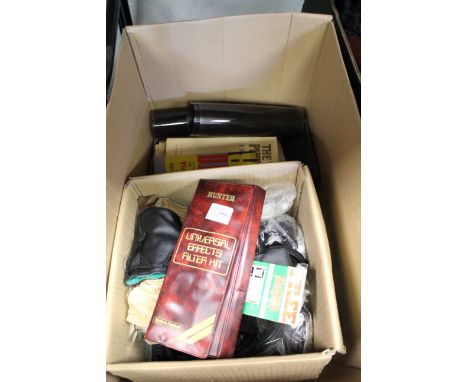 Filters and Literature, a quantity of camera filters and catalogues (a lot)