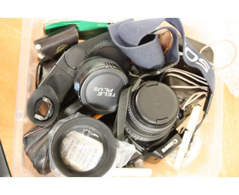 Canon camera, Eos camera with accessories (a lot)