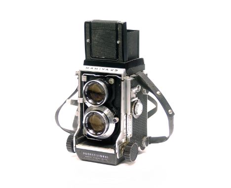 A Mamiya C3 TLR Camera, with instructions