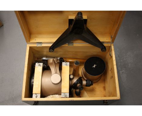 A Russian 3PT-454 Telescope,  in maker's case, together with a Canon CP-330 printer and a camera (a lot)
