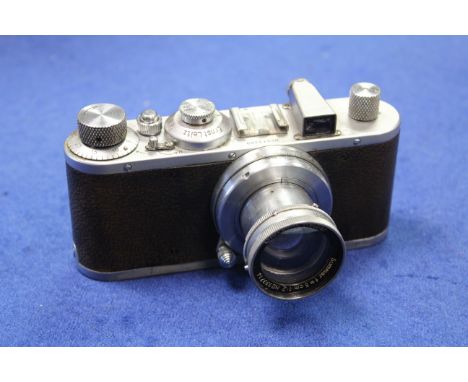 Leica Standard Camera, a chrome body with a f/2 50mm Summar lens