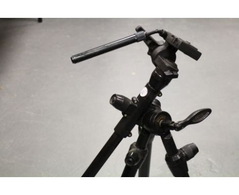 A Benbo tripod, with head