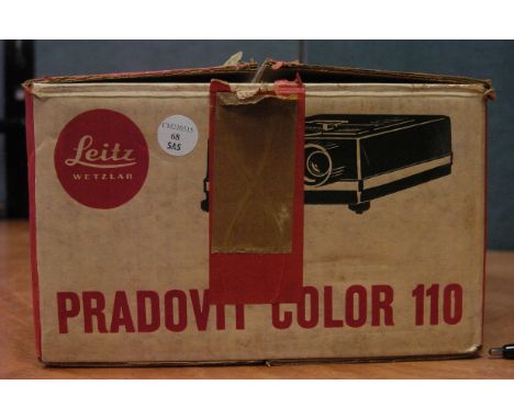 Leica Pradovit 110 projector, Pradovit 110 projector in makers box