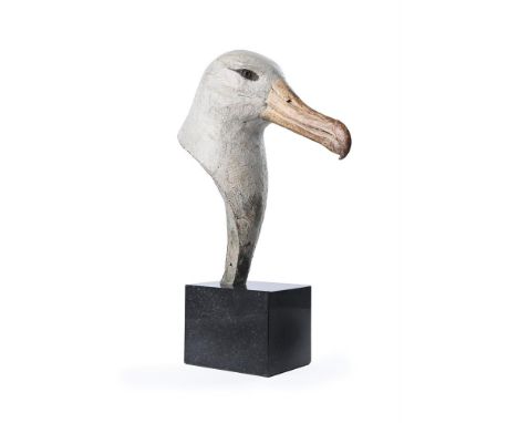 λ&nbsp;HAMISH MACKIE (BRITISH B. 1973) ALBATROSS Bronze with white patina Signed, dated 2011 and numbered 3/12 (to underside)