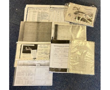 Copies of 617 Squadron / Dambusters Logbooks, Flight Lieutenant Ray Harris DFC 9 Squadron, Pilot Nicky Knilans 617 Squadron, 