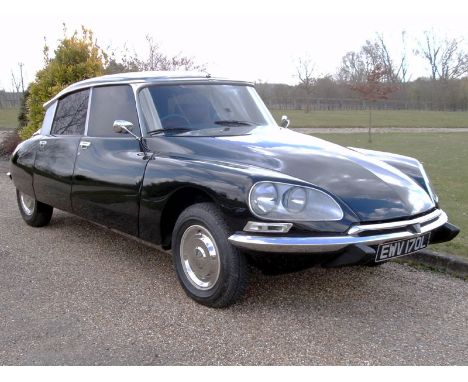 PLEASE NOTE: This vehicle is a 1973 Citroen D Super (and not a DS19 as catalogued).
- A very rare right hand drive example in