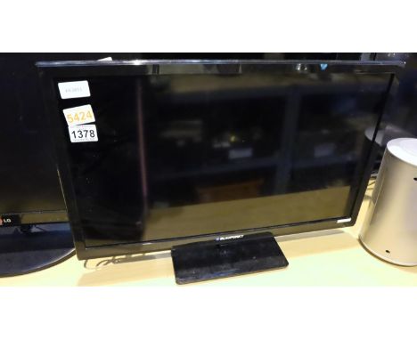 Blaupunkt 24'' LED TV, model no 236/2071 GB 38-HKDUP-UK. Not available for in-house P&P, contact Paul O'Hea at Mailboxes on 0