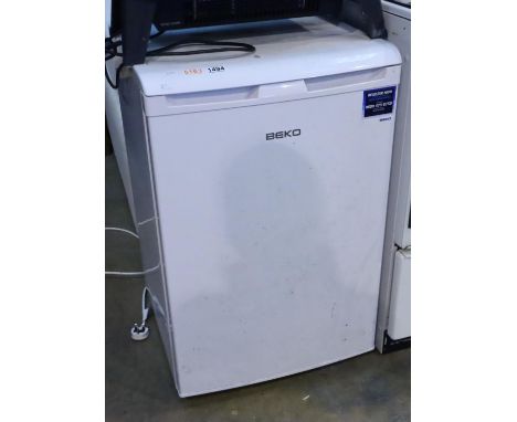 Beko UFF584APW under work surface freezer. Not available for in-house P&P, contact Paul O'Hea at Mailboxes on 01925 659133Con