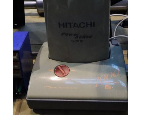 Hitachi power house up right vacuum cleaner. Not available for in-house P&P, contact Paul O'Hea at Mailboxes on 01925 659133C