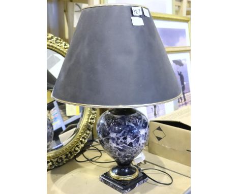 Modern decorative lamp and shade. Not available for in-house P&amp;P, contact Paul O'Hea at Mailboxes on 01925 659133 Conditi