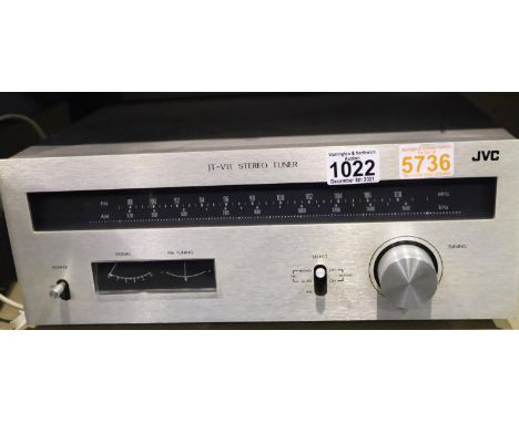 JVC JT-V11 vintage stereo tuner. Not available for in-house P&amp;P, contact Paul O'Hea at Mailboxes on 01925 659133 