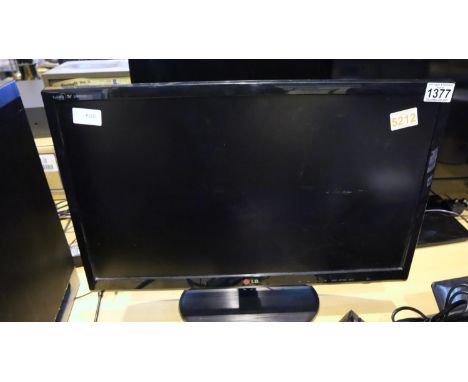 LG 24 inch flat screen TV ( remote in office 5212 ). Not available for in-house P&P, contact Paul O'Hea at Mailboxes on 01925