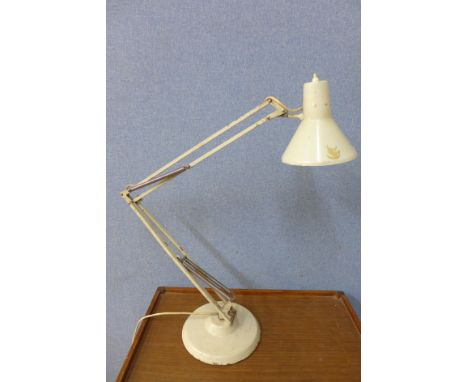 An anglepoise lamp