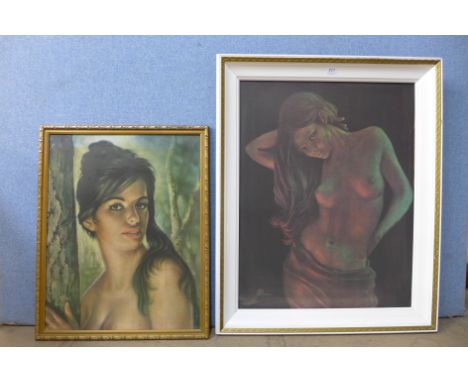 A Steven Pearson print and a J.H. Lynch print