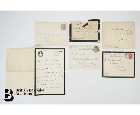 This lot comprises six letters from five Prime Ministers addressed to H.D. Spence or the Dean of Gloucester including: a lett