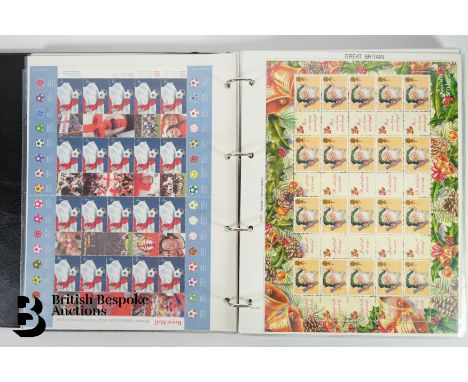 Two Royal Mail Smilers albums of unused decimal GB stamps / Smiler sheets. First album comprises 65 sheets of 1st class, 30x 