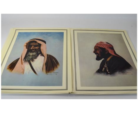 Collection Of 6 Plastic Coated Portrait Prints Of Saudi Arabia/Eastern Interest, 20 x 16 Inches