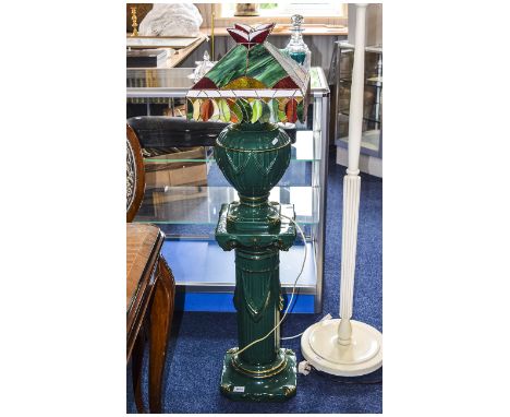 Tiffany Style Standard Lamp. 