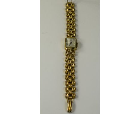 Arta - Swiss Vintage Ladies Gold Plated Mechanical Wrist Watch, Guaranteed to be of 20 Microns of Gold, Plate Warranted Wears
