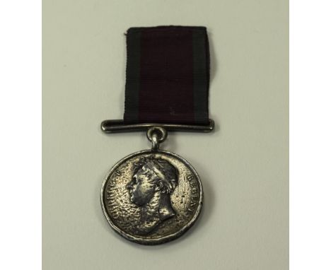 1815 Waterloo Medal, Trooper John Hughes, 12th Prince Of Wales Light Dragoons. John Hughes Served With The 12th Light Dragoon