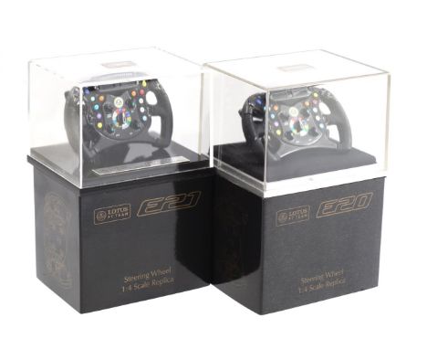 Amalgam scale model 1:4 steering wheel Lotus Renault E20 and Lotus Renault E21