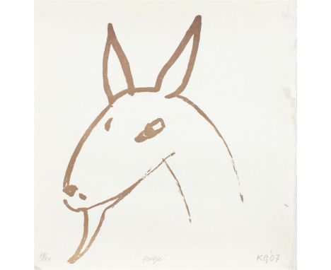 Klaas Gubbels (1934-)Goat, lithograph dated 2007, IV/XX, 30x28 cm (unframed)