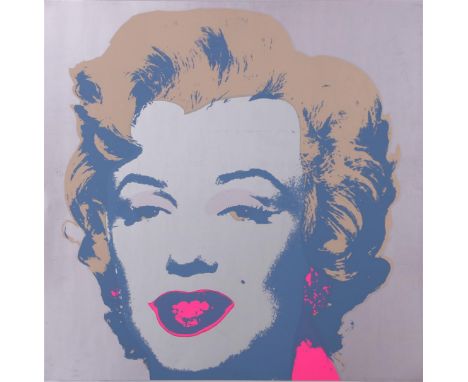 Andy Warhol (1928-1987)Portrait of Marilyn Monroe, with stamp on the back 'published by Sunday B. Morning' and 'Fill in your 