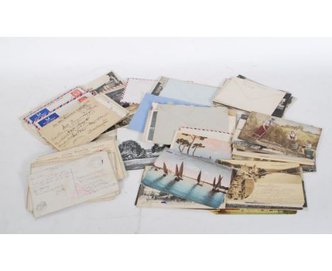 A collection of Military postmarks on postcards and covers to include Army / Field Post Offices, censor marks etc. Mostly WWI