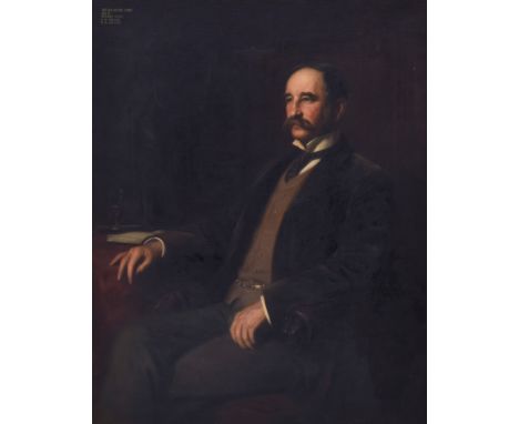 Herman Gustave Herkomer (1863-1935), portrait of 'Arthur Henry Sykes, son of Richard Sykes, b.10 Jan. 1841, d.16 Jan 1926.', 