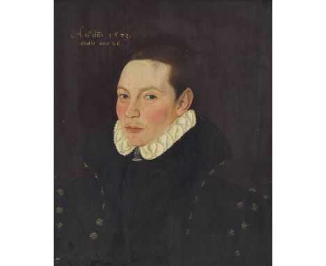 Attrib. George Gower (circa 1540-1596 London), portrait of Sir Francis Willoughby (1546/7?1596), 'Who Built Wollaton House In