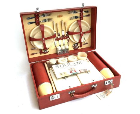 An unused Sirram picnic hamper, complete with literature and key 