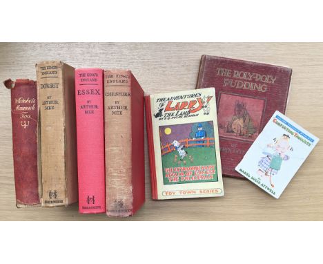 A mixed lot of books to include Beatrix Pottery, The Roly-Poly Pudding, Frederick Warne &amp; Co, 1908, maroon cloth boards; 