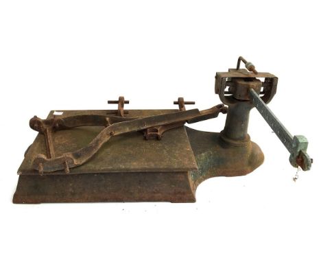 A set of vintage butcher's scales 
