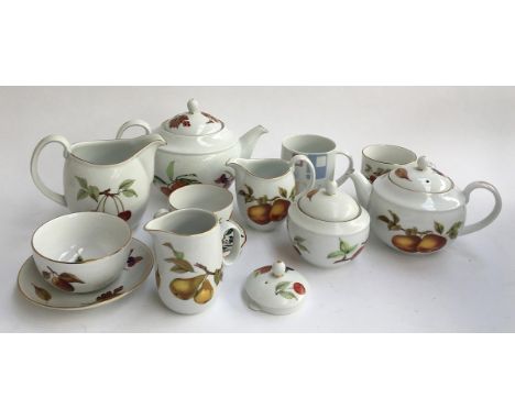 A Royal Worcester Evesham part tea service 