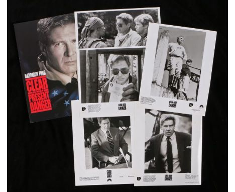 Press release photographs from the film 'Clear and Present Danger' and a leaflet (5)
Provenance; from a media company archive