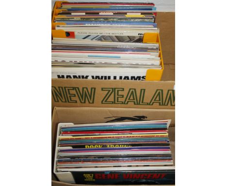 Various records 33rpm, The Beatles Please Please Me, Rolling Stones Let It Bleed, Blondie Parallel Lines, Billie Holiday Clas