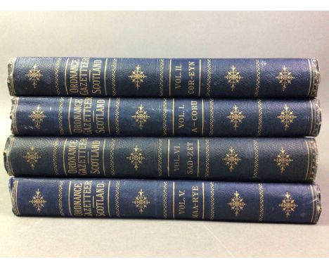 COLLECTION OF ORDNANCE GAZETTEER OF SCOTLAND HARDBACK BOOKS fifteen volumes Qty: 15