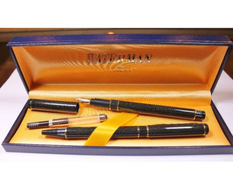 WATERMAN PENS. Boxed Waterman fountain and ballpoint pen set