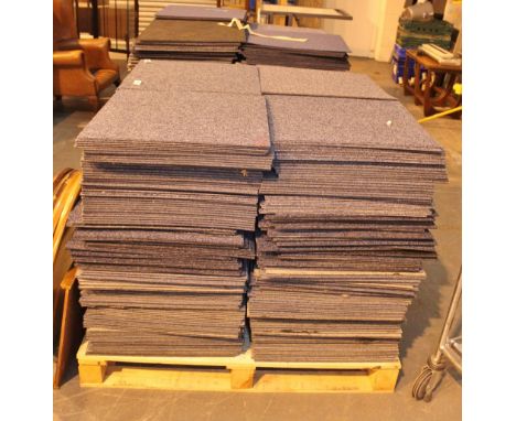 CARPET TILES. Two pallets of good quality heavy duty carpet tiles