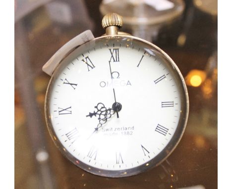 BUBBLE CLOCK. Large glass bubble clock