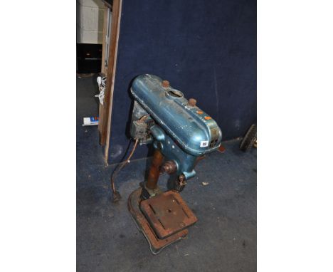 A VINTAGE FOBCO STAR 1/2in PILLAR DRILL, height 80cm (PAT fail due to uninsulated plug but working) Condition Report: plunge 